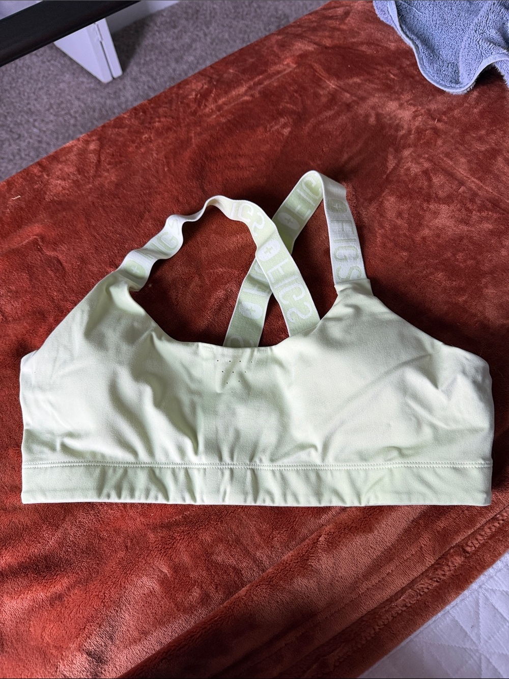 Figs Lime Green Bra